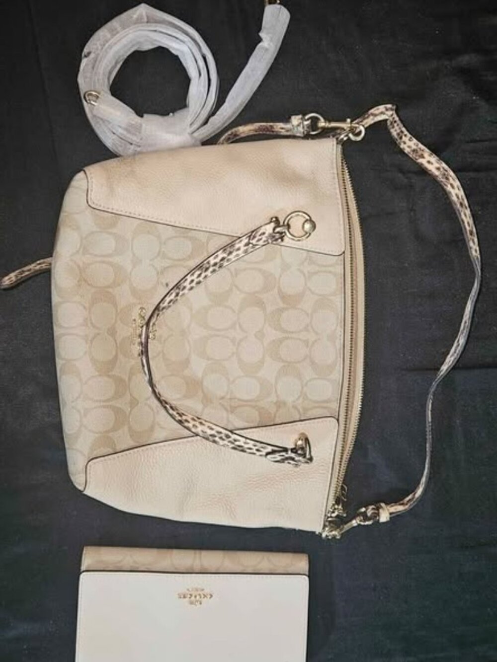 Coach Handbag and Wallet Set